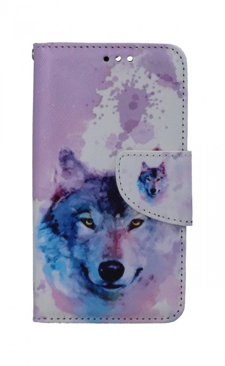Pouzdro TopQ iPhone 13 mini knížkové Polární vlk 66421 - náhled 1