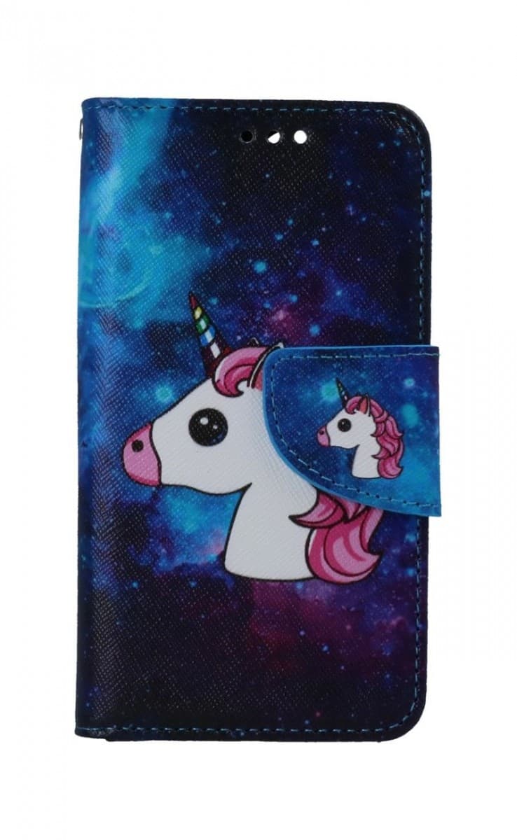 Pouzdro TopQ iPhone 13 mini knížkové Space Unicorn 66424 - náhled 1