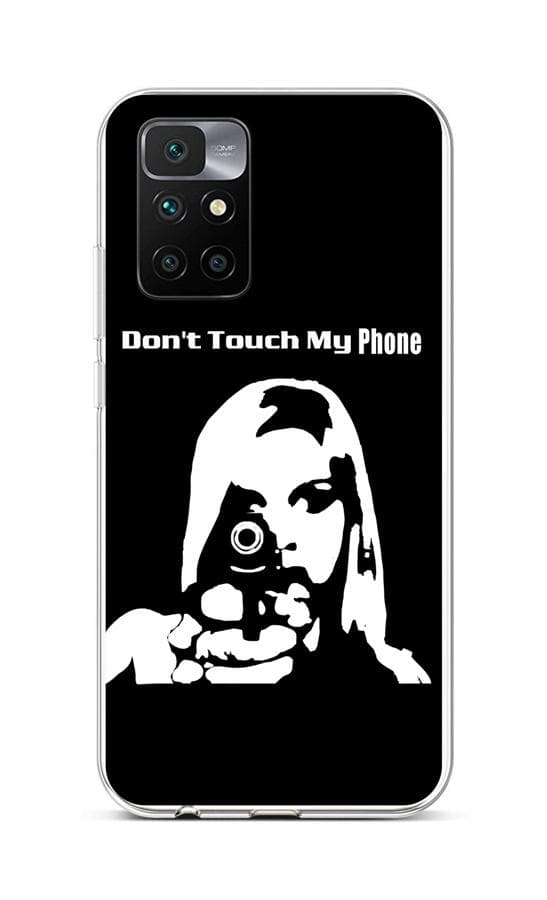 Kryt TopQ Xiaomi Redmi 10 silikon Don't Touch Gun 66517