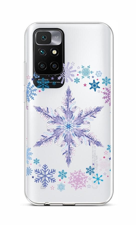 Kryt TopQ Xiaomi Redmi 10 silikon Snowflake 66522