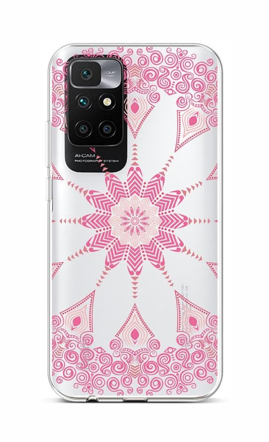 Kryt TopQ Xiaomi Redmi 10 silikon Pink Mandala 66528