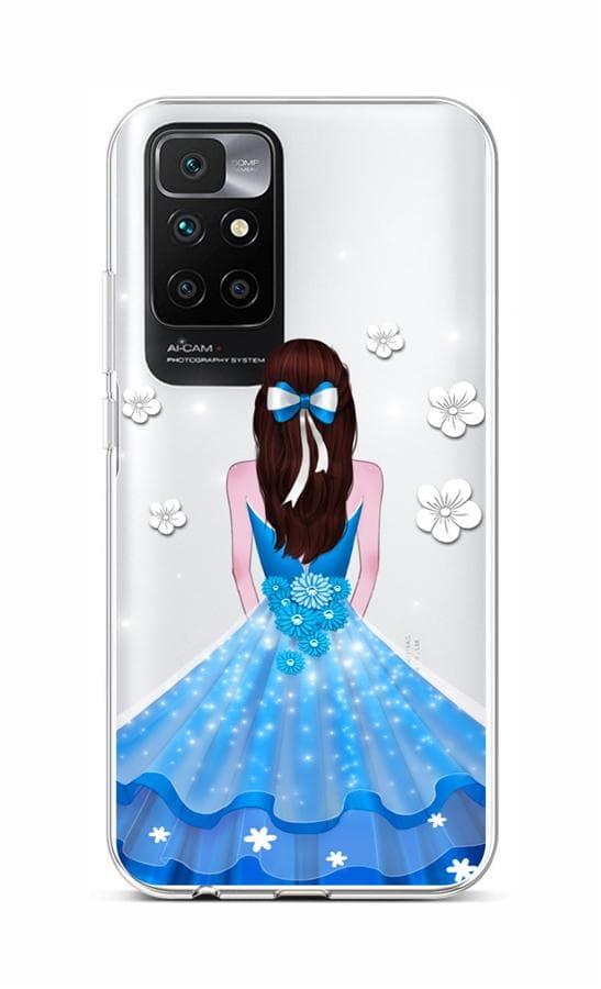 Kryt TopQ Xiaomi Redmi 10 silikon Blue Princess 66543