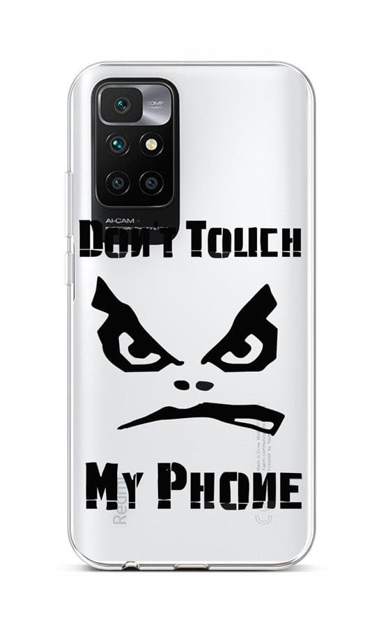 Kryt TopQ Xiaomi Redmi 10 silikon Don't Touch průhledný 66555