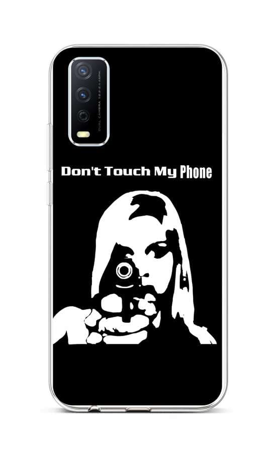Kryt TopQ Vivo Y11s silikon Don't Touch Gun 66591