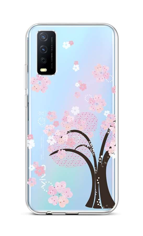 Kryt TopQ Vivo Y11s silikon Cherry Tree 66608