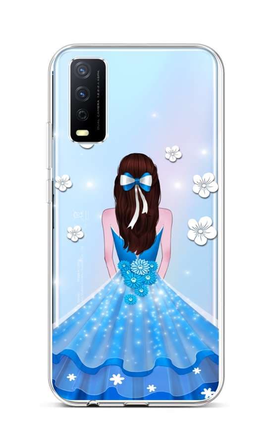 Kryt TopQ Vivo Y11s silikon Blue Princess 66616