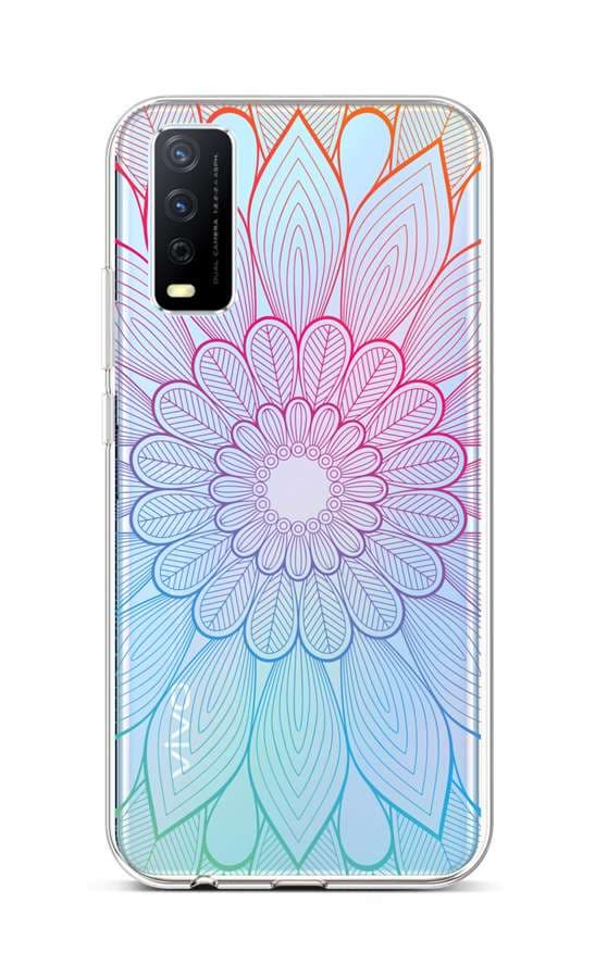 Kryt TopQ Vivo Y11s silikon Rainbow Mandala 66618