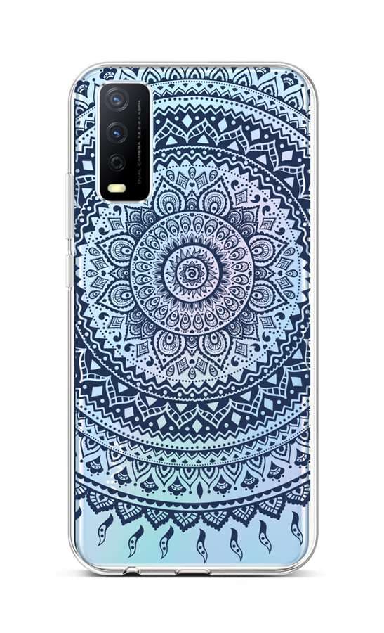 Kryt TopQ Vivo Y11s silikon Navy Mandala 66625