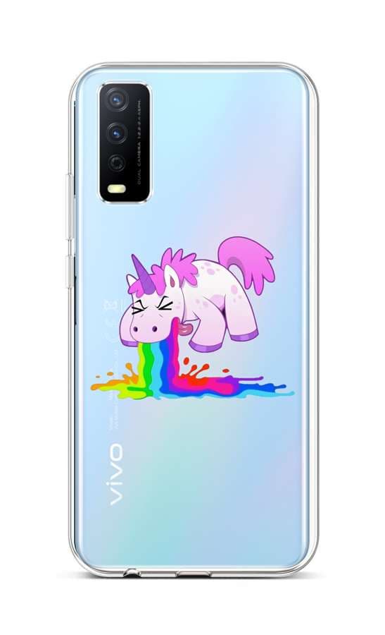 Kryt TopQ Vivo Y11s silikon Rainbow Splash 66629