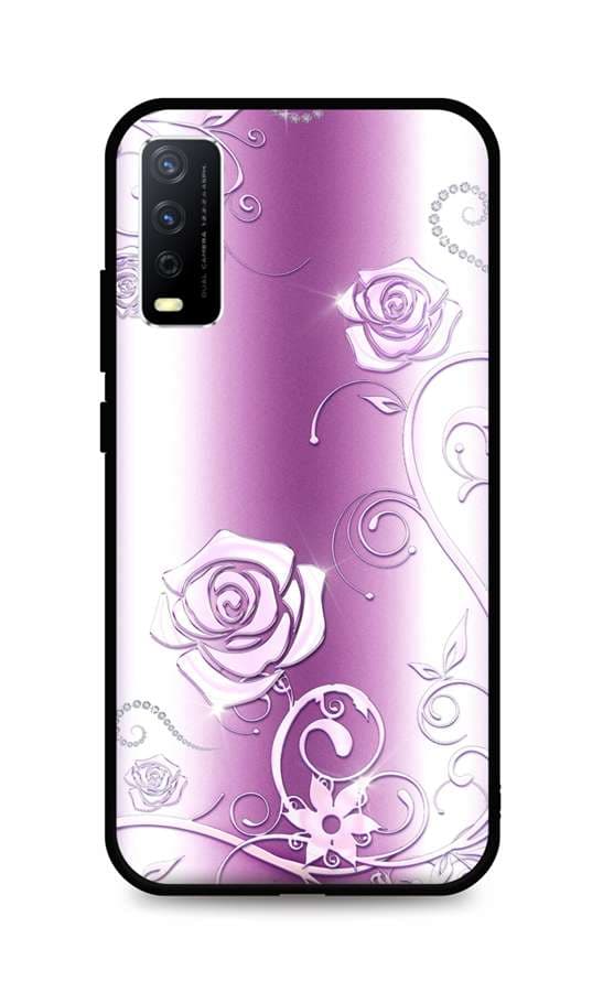 Kryt TopQ Vivo Y11s silikon Abstract Roses 66759