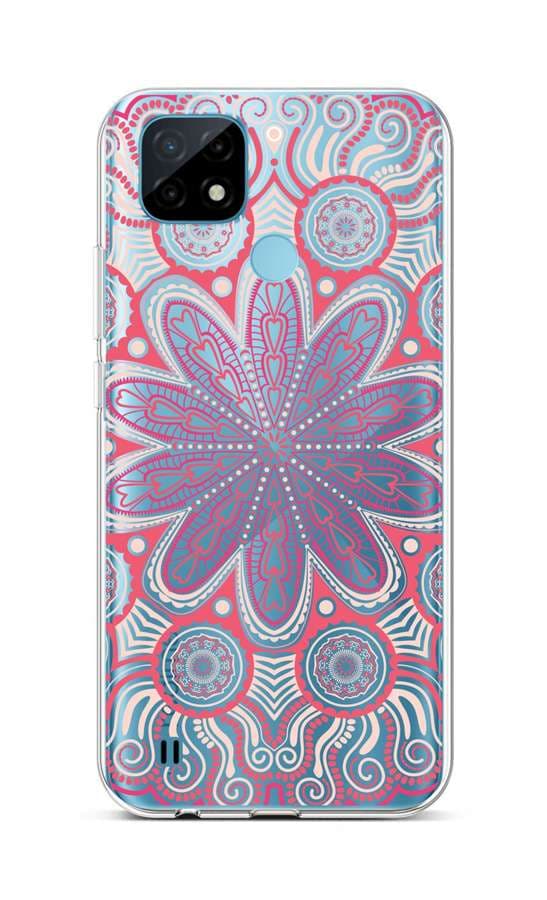 Kryt TopQ Realme C21 silikon Romantic Mandala 66835