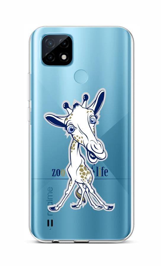 Kryt TopQ Realme C21 silikon Zoo Life 66843