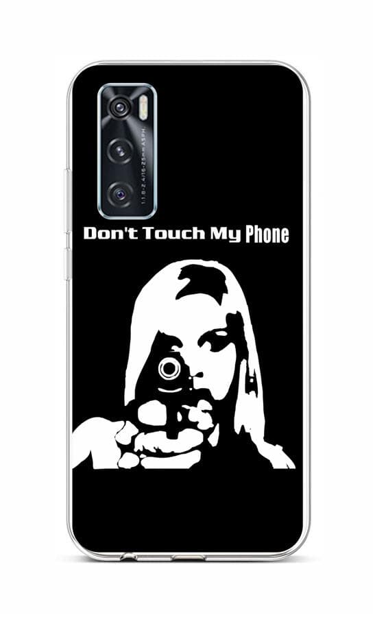 Kryt TopQ Vivo Y70 silikon Don't Touch Gun 67080