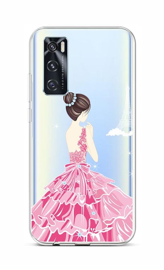Kryt TopQ Vivo Y70 silikon Pink Princess 67185