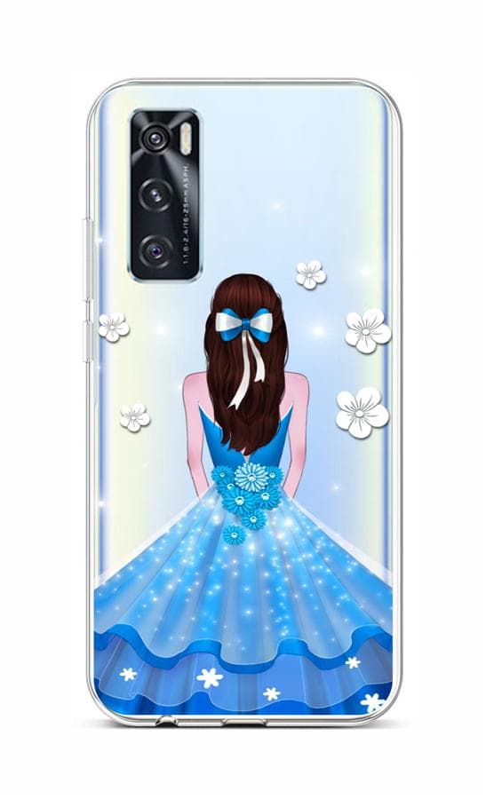 Kryt TopQ Vivo Y70 silikon Blue Princess 67186