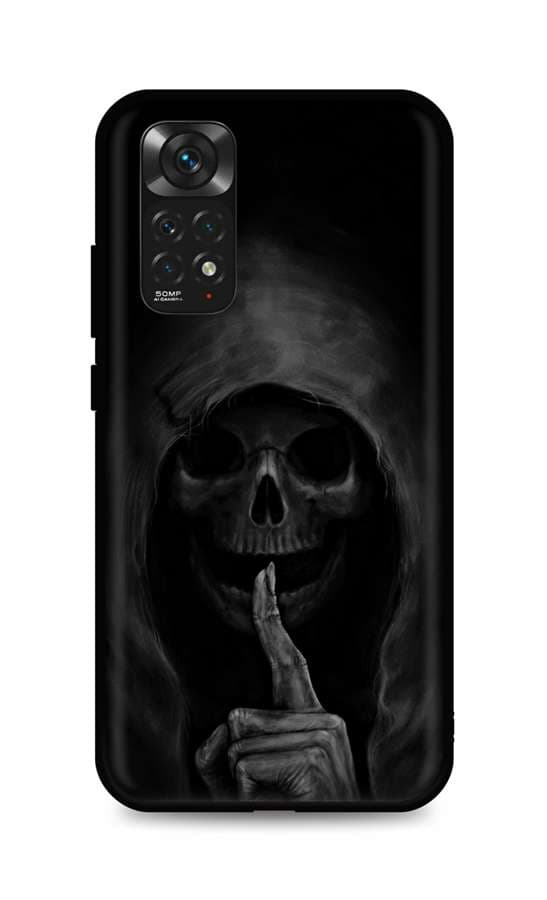 Kryt TopQ Xiaomi Redmi Note 11 silikon Dark Grim Reaper 67338