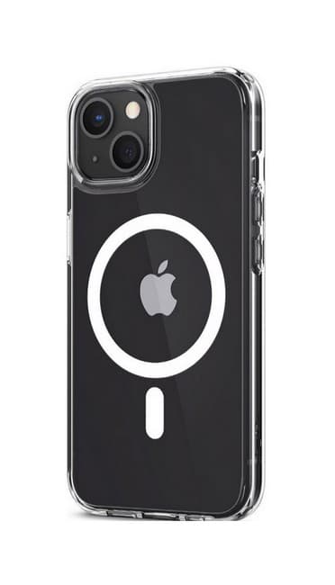 Kryt TopQ iPhone 13 mini s MagSafe pevný průhledný 67633