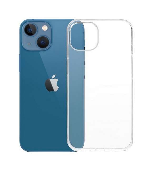 Kryt TopQ iPhone 13 mini silikon průhledný ultratenký 0,5 mm 67847