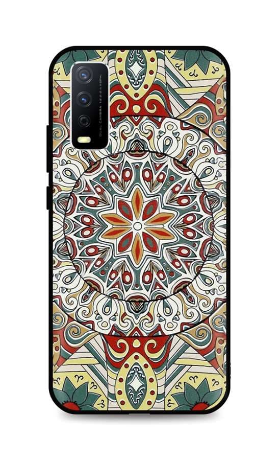 Kryt TopQ Vivo Y11s 3D silikon Barevná mandala 68385