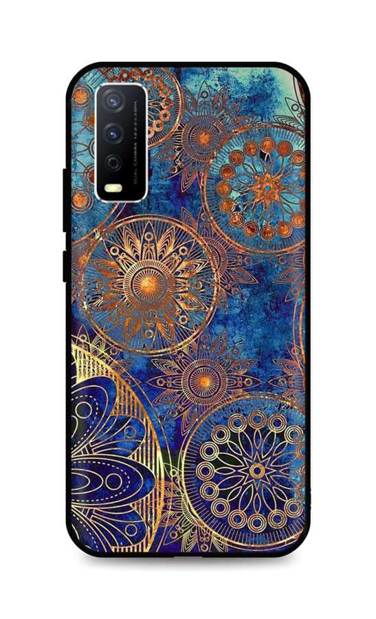 Kryt TopQ Vivo Y11s 3D silikon Modrý orient 68386