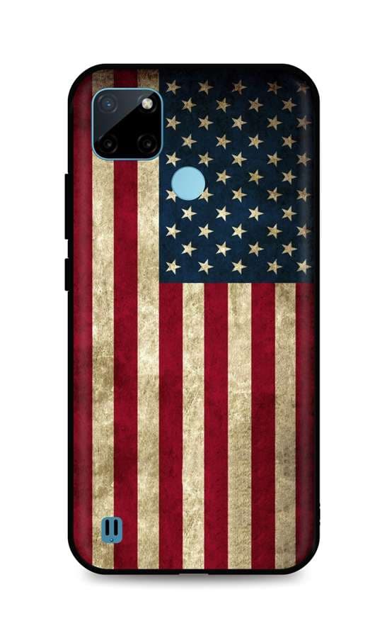 Kryt TopQ Realme C21Y 3D silikon Amerika 68944