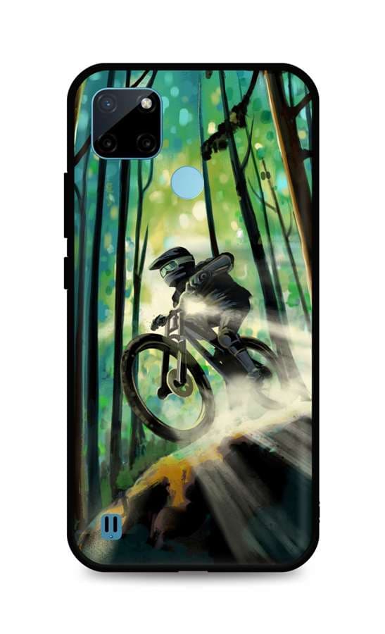Kryt TopQ Realme C21Y silikon Mountain Bike 69684