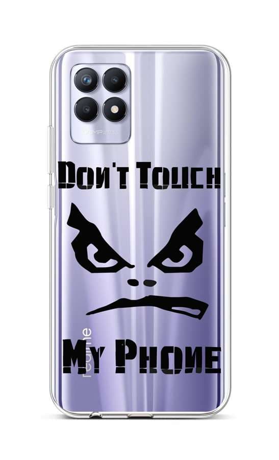 Kryt TopQ Realme 8i silikon Don´t Touch průhledný 69874
