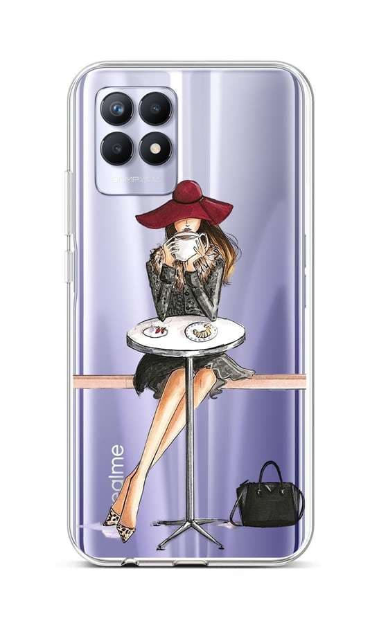 Kryt TopQ Realme 8i silikon Lady 6 69886