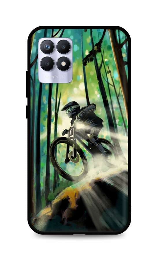 Kryt TopQ Realme 8i silikon Mountain Bike 70006
