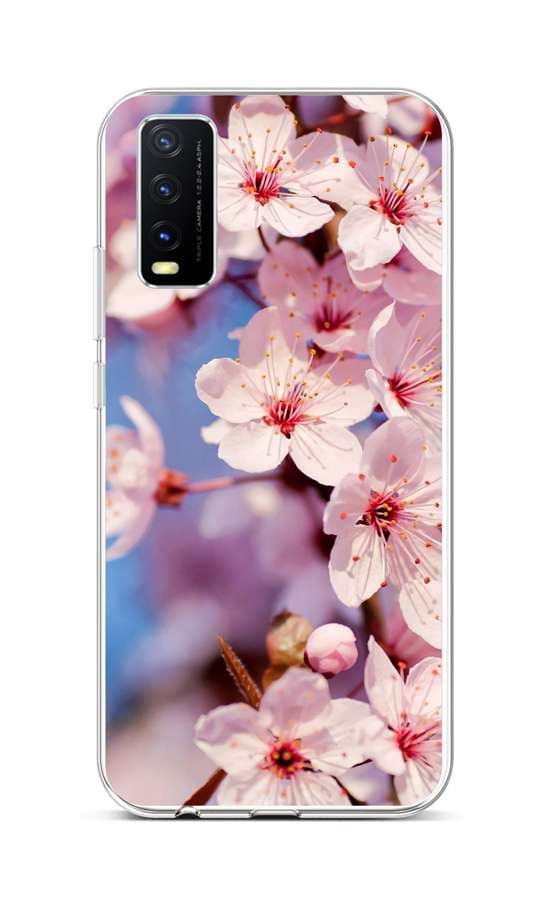 Kryt TopQ Vivo Y20s silikon Sakura 70154