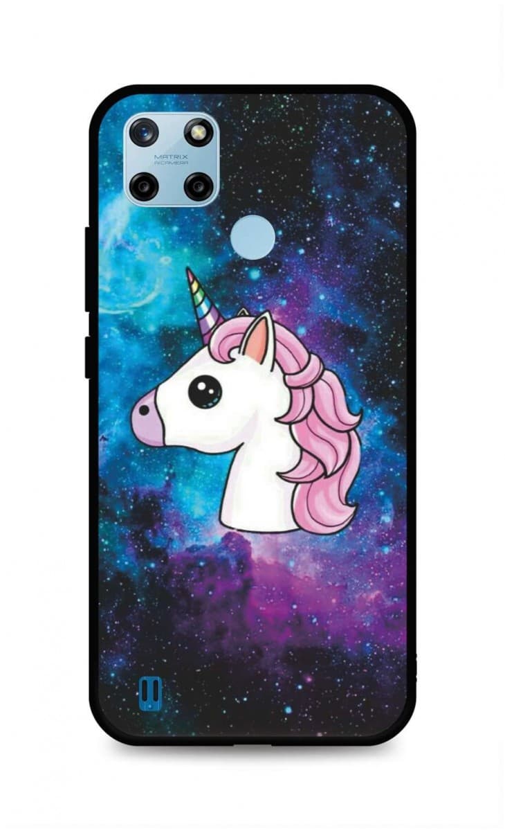 Kryt TopQ LUXURY Realme C25Y pevný Space Unicorn 70216