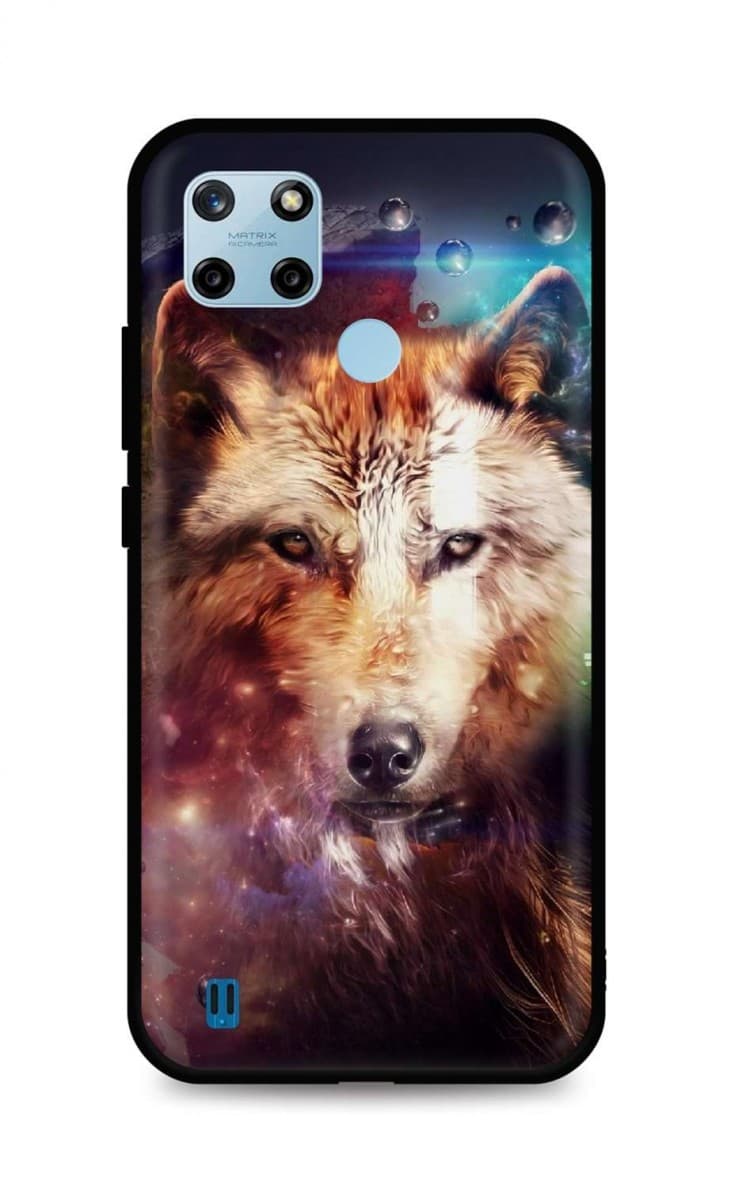 Kryt TopQ LUXURY Realme C25Y pevný Wolf 70221