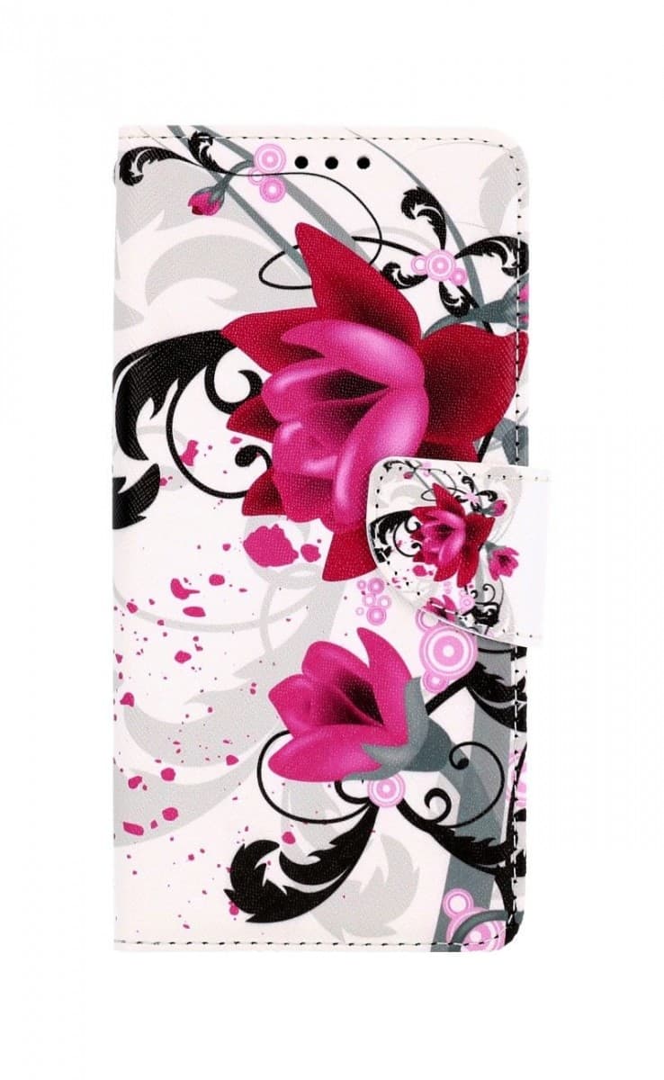 Pouzdro TopQ Realme C25Y knížkové Květinová kresba 70331 - náhled 1