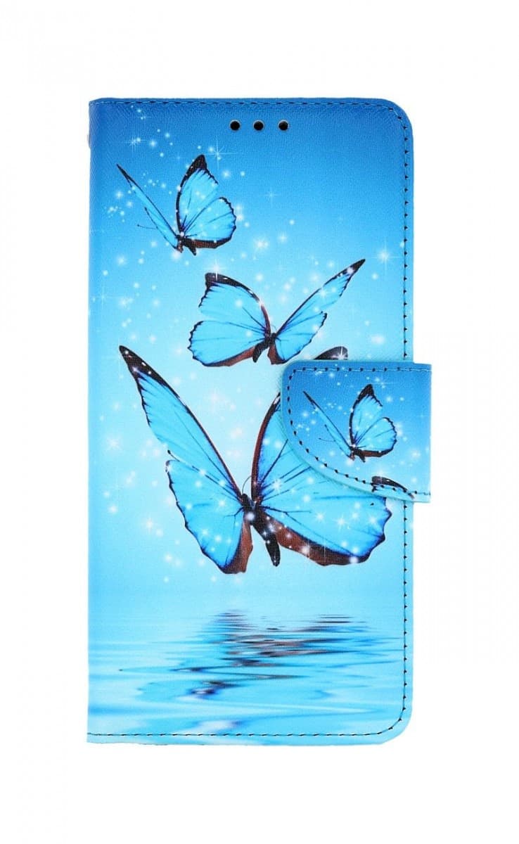Pouzdro TopQ Realme C25Y knížkové Modří motýlci 70338 - náhled 1