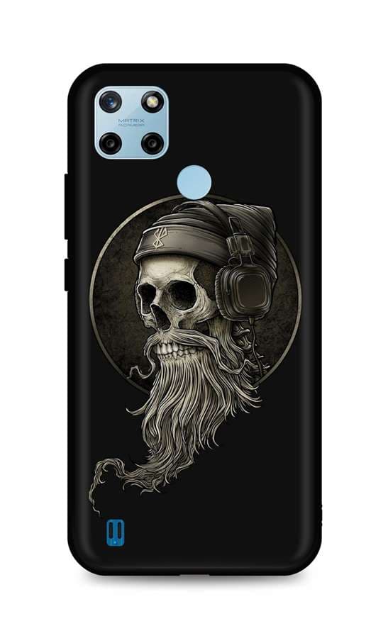 Kryt TopQ Realme C25Y silikon Music Skeleton 70557