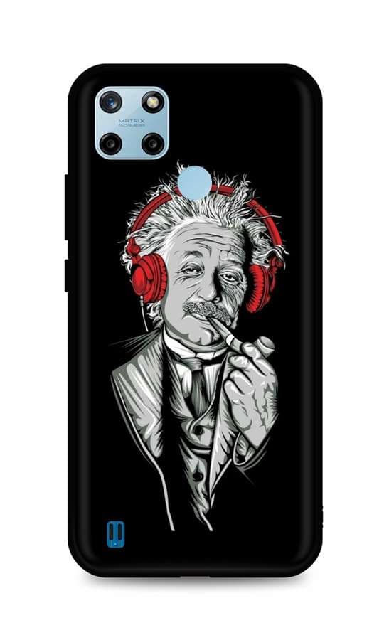 Kryt TopQ Realme C25Y silikon Albert Einstein 70558