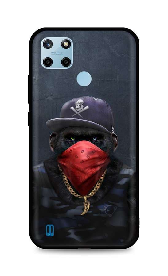 Kryt TopQ Realme C25Y silikon Monkey Gangster 70559