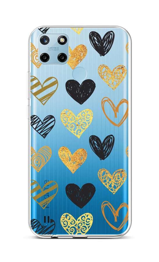 Kryt TopQ Realme C25Y silikon Srdce 70576