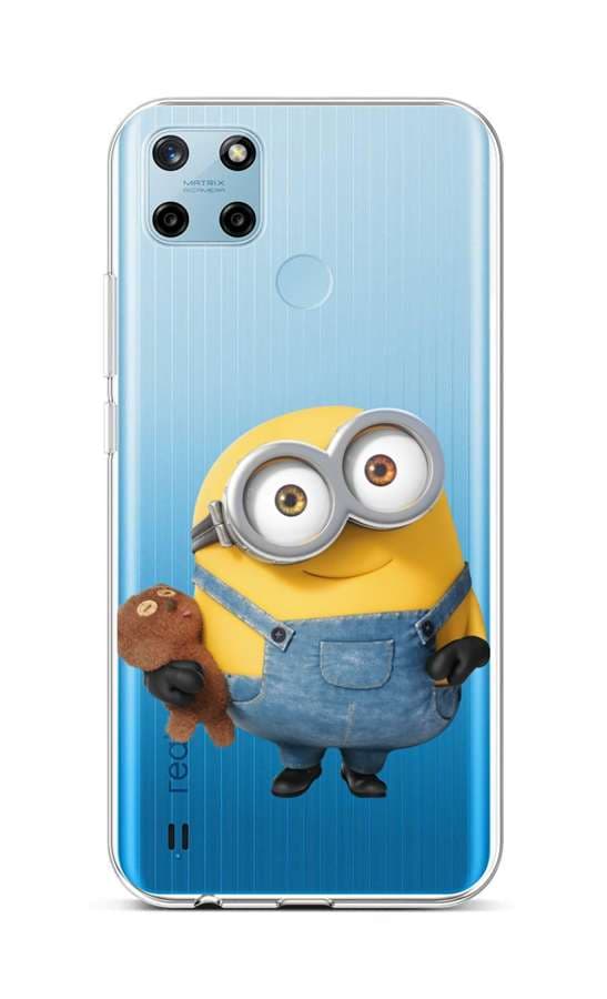 Kryt TopQ Realme C25Y silikon Minion Kid 70584