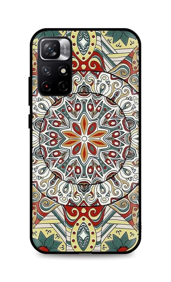 Kryt TopQ Xiaomi Poco M4 Pro 5G 3D silikon Barevná mandala 70950