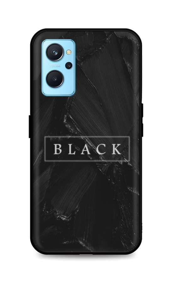 Kryt TopQ LUXURY Realme 9i pevný Black 71097