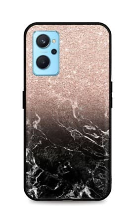 Kryt TopQ LUXURY Realme 9i pevný Sparkling Marble 71100