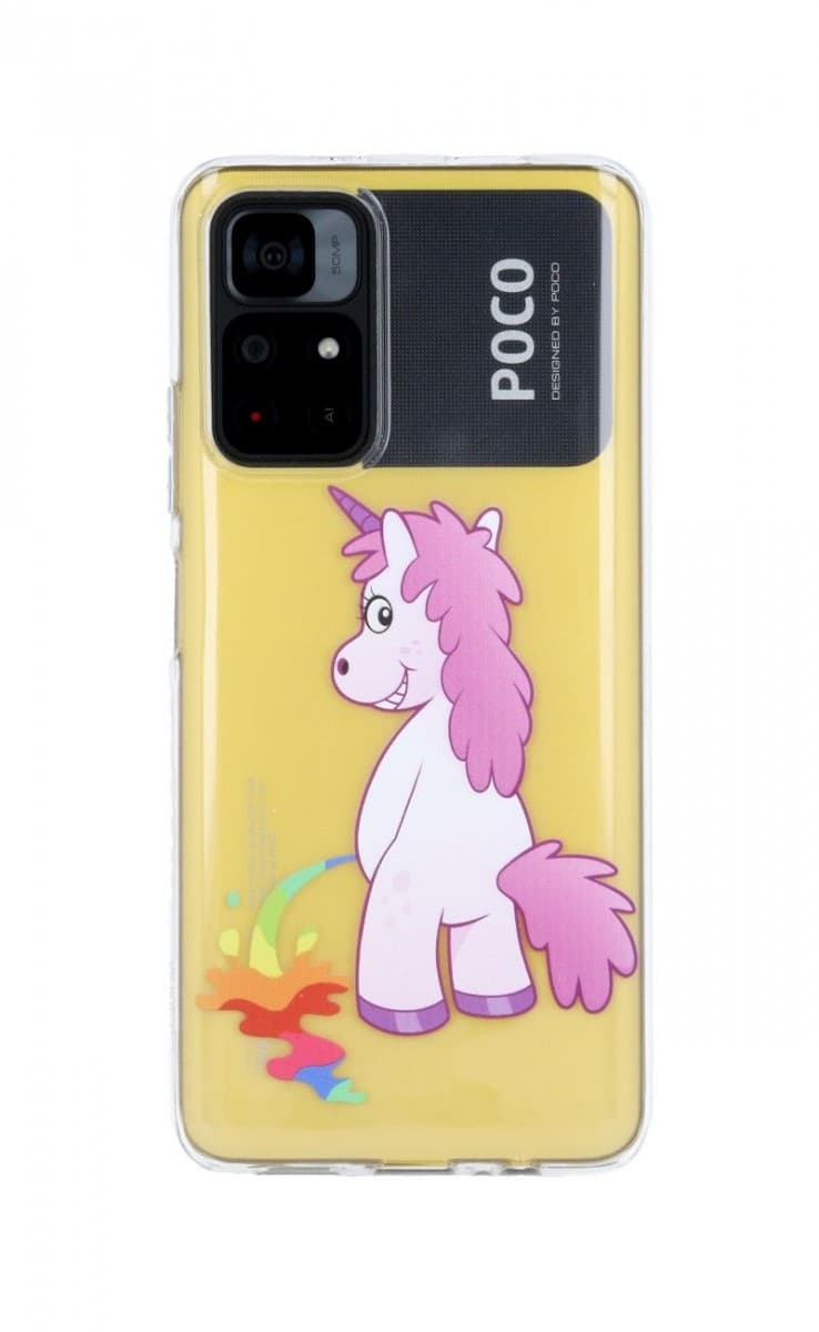 Kryt TopQ Xiaomi Poco M4 Pro 5G silikon Rude Unicorn 71221