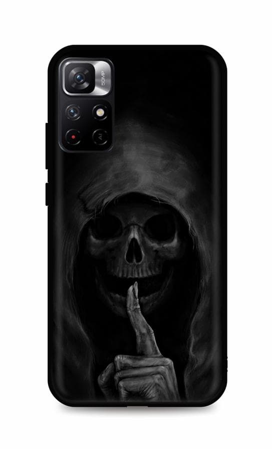 Kryt TopQ Xiaomi Poco M4 Pro 5G silikon Dark Grim Reaper 71424
