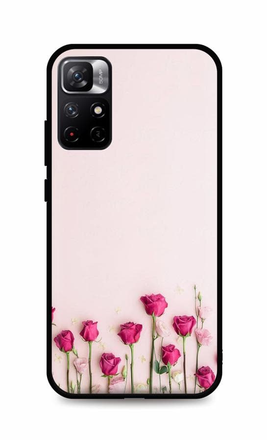 Kryt TopQ Xiaomi Poco M4 Pro 5G silikon Roses 71426