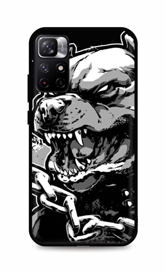 Kryt TopQ Xiaomi Poco M4 Pro 5G silikon Agressive Pitbull 71438