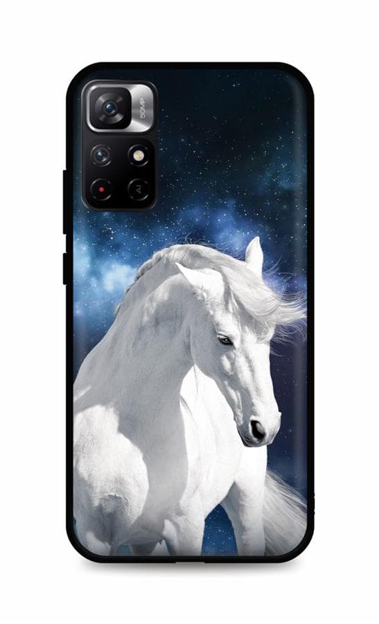 Kryt TopQ Xiaomi Poco M4 Pro 5G silikon White Horse 71458