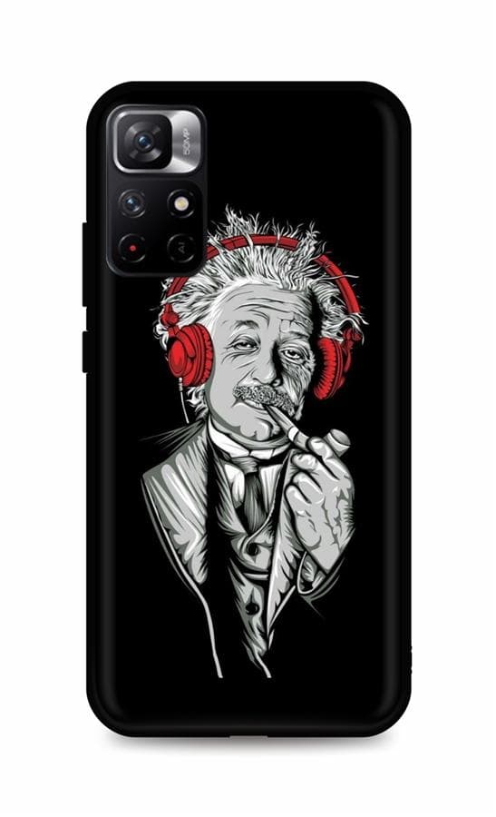 Kryt TopQ Xiaomi Poco M4 Pro 5G silikon Albert Einstein 71485