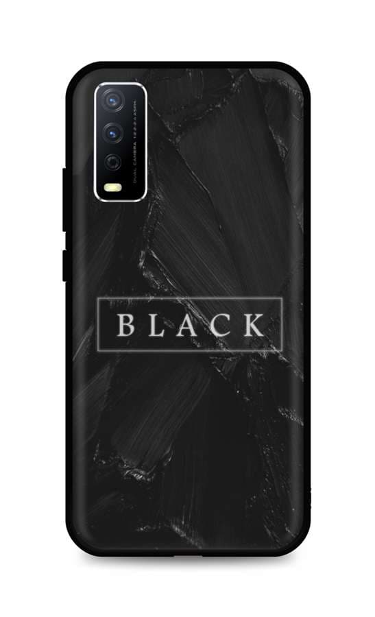 Kryt TopQ LUXURY Vivo Y11s pevný Black 71543
