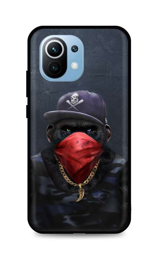 Kryt TopQ Xiaomi Mi 11 Lite silikon Monkey Gangster 71573